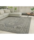 Rugs America Matthieu RA41670 Gray Rugs America Matthieu RA41670 Gray Area Rug 5 ft. x 7 ft. Rectangle