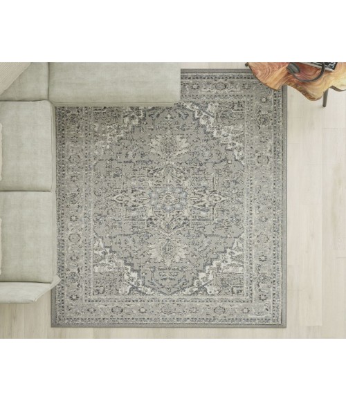 Rugs America Matthieu RA41670 Gray Rugs America Matthieu RA41670 Gray Area Rug 5 ft. x 7 ft. Rectangle