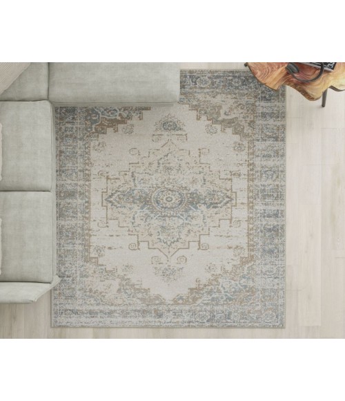 Rugs America Matthieu RA41682 Tan Rugs America Matthieu RA41682 Tan Area Rug 5 ft. x 7 ft. Rectangle