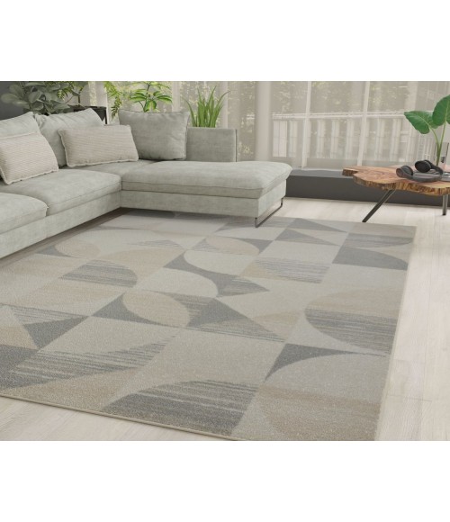 Rugs America Matthieu  RA41689 Tan Area Rug 2 ft. 6 in. x 8 ft. Runner