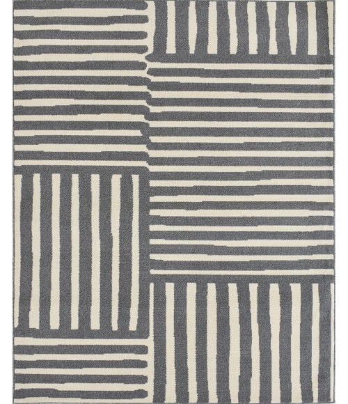 Rugs America Matthieu RA41702 Gray Rugs America Matthieu RA41702 Gray Area Rug 5 ft. x 7 ft. Rectangle