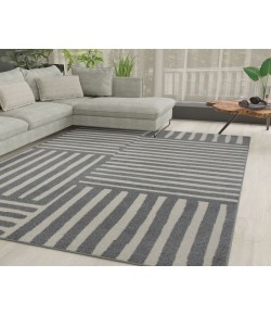Rugs America Matthieu  RA41703 Gray Area Rug 8 ft. x 10 ft. Rectangle