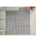Rugs America Matthieu RA41702 Gray Rugs America Matthieu RA41702 Gray Area Rug 5 ft. x 7 ft. Rectangle