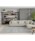 Rugs America Matthieu RA41702 Gray Rugs America Matthieu RA41702 Gray Area Rug 5 ft. x 7 ft. Rectangle