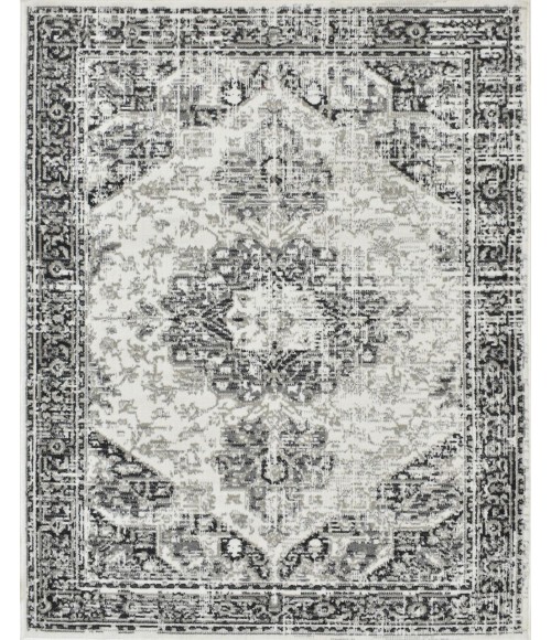 Rugs America Matthieu RA41707 Gray Rugs America Matthieu RA41707 Gray Area Rug 8 ft. x 10 ft. Rectangle