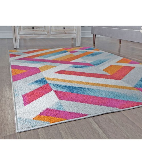 Rugs America Mika RA29115 Orange Rugs America Mika RA29115 Orange Area Rug 8 ft. x 10 ft. Rectangle