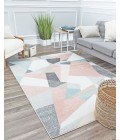 Rugs America Mika RA29123 Pink Area Rug 8 ft. x 10 ft. Rectangle