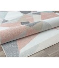 Rugs America Mika RA29123 Pink Area Rug 8 ft. x 10 ft. Rectangle