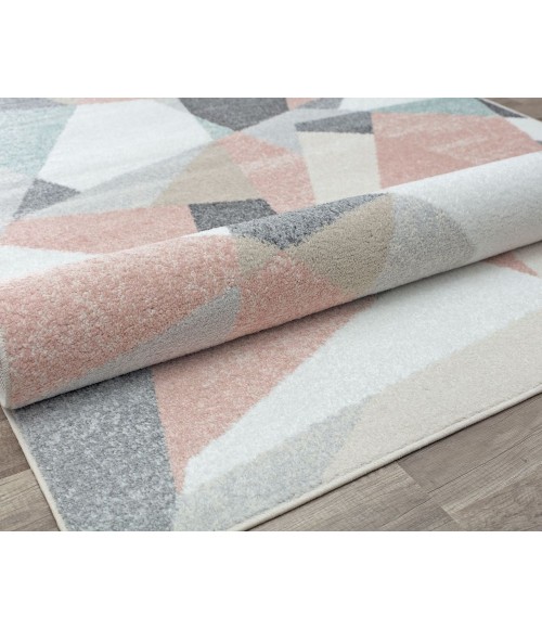 Rugs America Mika RA29123 Pink Area Rug 8 ft. x 10 ft. Rectangle