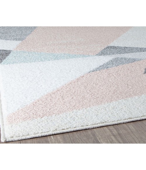 Rugs America Mika RA29123 Pink Area Rug 8 ft. x 10 ft. Rectangle