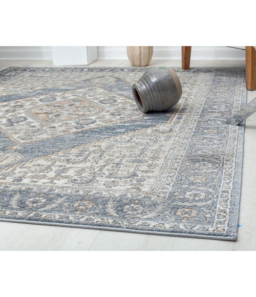 Rugs America Ludlow RA30230 Grey Rugs America Ludlow RA30230 Grey Area Rug 2 ft. 6 in. x 4 ft. Rectangle