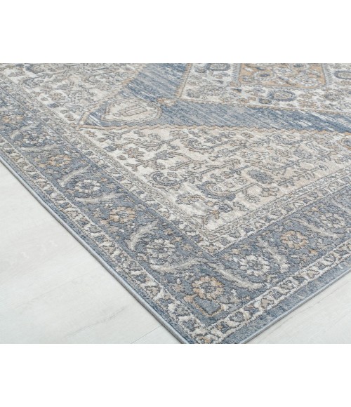 Rugs America Ludlow RA30230 Grey Rugs America Ludlow RA30230 Grey Area Rug 2 ft. 6 in. x 4 ft. Rectangle