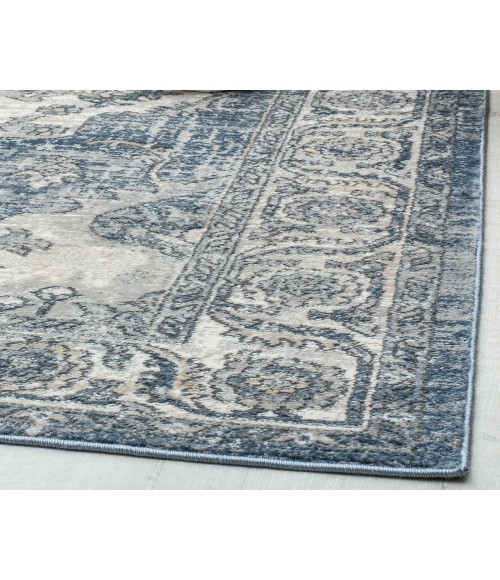 Rugs America Ludlow RA30255 Blue Rugs America Ludlow RA30255 Blue Area Rug 2 ft. 6 in. x 8 ft. Runner