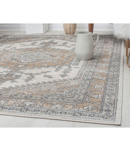 Rugs America Ludlow RA30269 Tan Area Rug 8 ft. x 10 ft. Rectangle