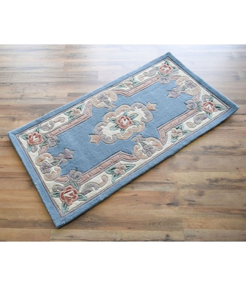Rugs America Alexis RA21552 Blue Rugs America Alexis RA21552 Blue Area Rug 8 ft. x 11 ft. Rectangle