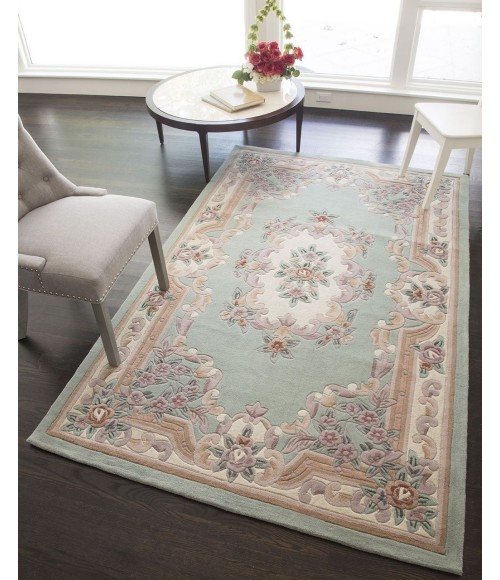 Rugs America Alexis RA21531 Green Area Rug 2 ft. x 4 ft. Rectangle