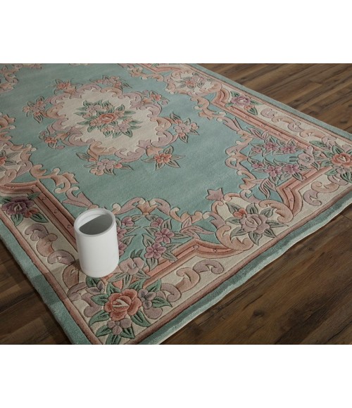 Rugs America Alexis RA21531 Green Area Rug 2 ft. x 4 ft. Rectangle