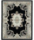 Rugs America Alexis RA21540 Black Rugs America Alexis RA21540 Black Area Rug 8 ft. x 11 ft. Rectangle