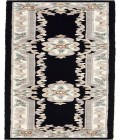Rugs America Alexis RA21540 Black Rugs America Alexis RA21540 Black Area Rug 8 ft. x 11 ft. Rectangle