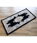 Rugs America Alexis RA21540 Black Rugs America Alexis RA21540 Black Area Rug 8 ft. x 11 ft. Rectangle