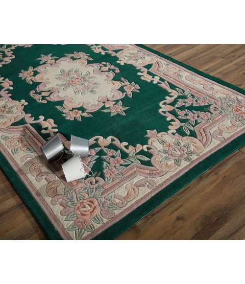 Rugs America Alexis RA21548 Green Area Rug 6 ft. x 6 ft. Rectangle