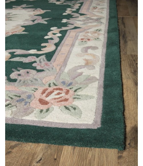 Rugs America Alexis RA21548 Green Area Rug 6 ft. x 6 ft. Rectangle