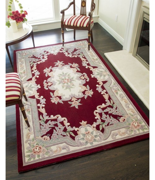 Rugs America Alexis RA21821 Red Rugs America Alexis RA21821 Red Area Rug 4 ft. x 6 ft. Rectangle
