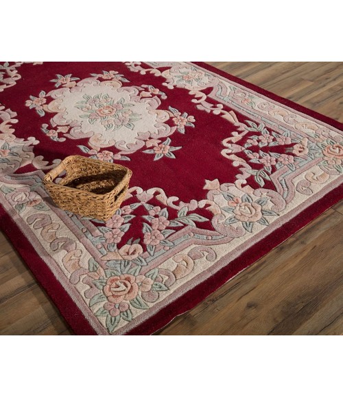 Rugs America Alexis RA21821 Red Rugs America Alexis RA21821 Red Area Rug 4 ft. x 6 ft. Rectangle