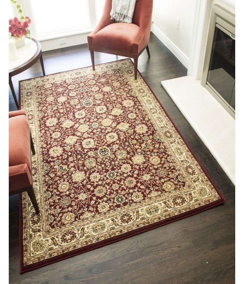 Rugs America Vista RA20921 Red Rugs America Vista RA20921 Red Area Rug 3 ft. 11 in. x 5 ft. 3 in. Rectangle