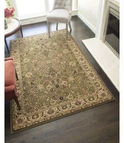 Rugs America Vista 1332-OLI Tabriz Olive Oriental Traditional Green Area Rug, 9 ft. 10 in. X 13 ft. 2 in.