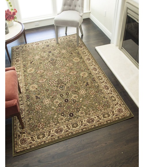 Rugs America Vista RA21859 Green Area Rug 5 ft. 3 in. x 5 ft. 3 in. Rectangle