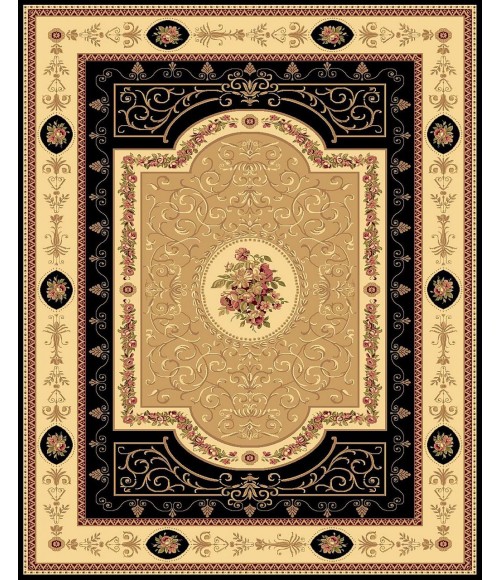 Rugs America Vista RA20949 Black Rugs America Vista RA20949 Black Area Rug 7 ft. 10 in. x 10 ft. 10 in. Rectangle