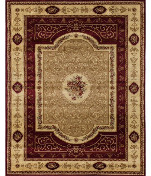 Rugs America Vista RA20954 Red Rugs America Vista RA20954 Red Area Rug 7 ft. 10 in. x 10 ft. 10 in. Rectangle