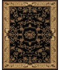 Rugs America Vista RA21335 Black Rugs America Vista RA21335 Black Area Rug 5 ft. 3 in. x 7 ft. 10 in. Rectangle