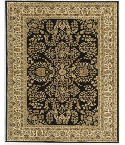 Rugs America Vista RA21868 Black Area Rug 3 ft. 11 in. x 5 ft. 3 in. Rectangle