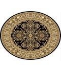 Rugs America Vista RA21867 Black Area Rug 5 ft. 3 in. x 7 ft. 10 in. Rectangle