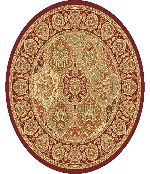 Rugs America Vista RA22776 Red Area Rug 2 ft. 3 in. x 7 ft. 10 in. Runner
