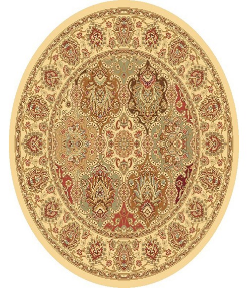 Rugs America Vista RA22781 Beige Area Rug 5 ft. 3 in. x 5 ft. 3 in. Rectangle