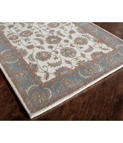Rugs America Jasmine NDY01 Ivory Light Blue Oriental Traditional Ivory Area Rug, 9 ft. X 12 ft.
