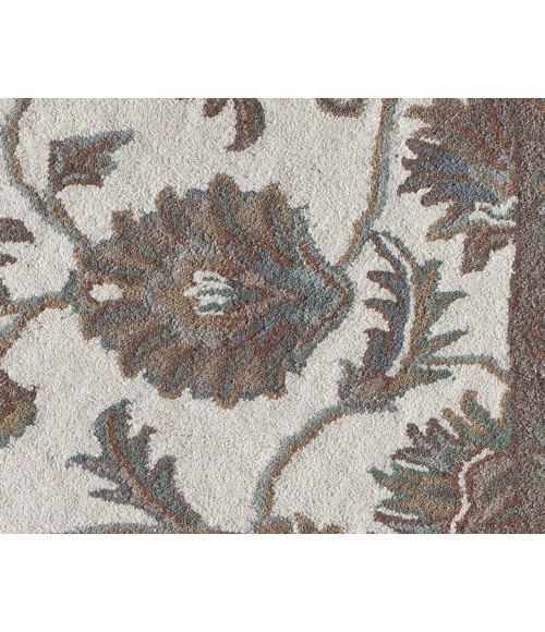 Rugs America Jasmine RA25770 Ivory Area Rug 8 ft. x 10 ft. Rectangle