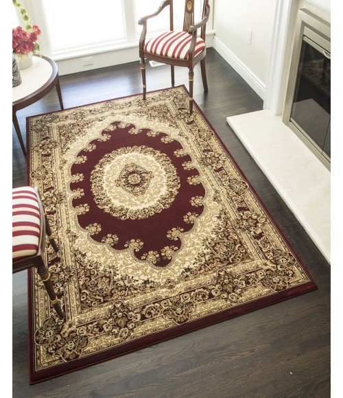 Rugs America Vista RA21363 Red Rugs America Vista RA21363 Red Area Rug 2 ft. 3 in. x 7 ft. 10 in. Runner