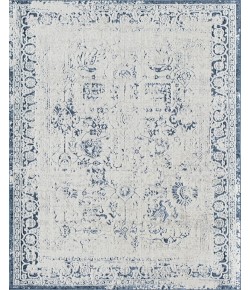 Rugs America Preston PS10A Ultramarina Transitional Vintage White Area Rug, 5 ft. 3 in. X 7 ft. 0 in.