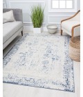 Rugs America Preston RA30120 White Area Rug 5 ft. 3 in. x 7 ft. Rectangle