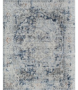 Rugs America Preston PS20A Blue Sailing Transitional Vintage Gray Area Rug, 8 ft. 0 in. X 10 ft. 0 in.