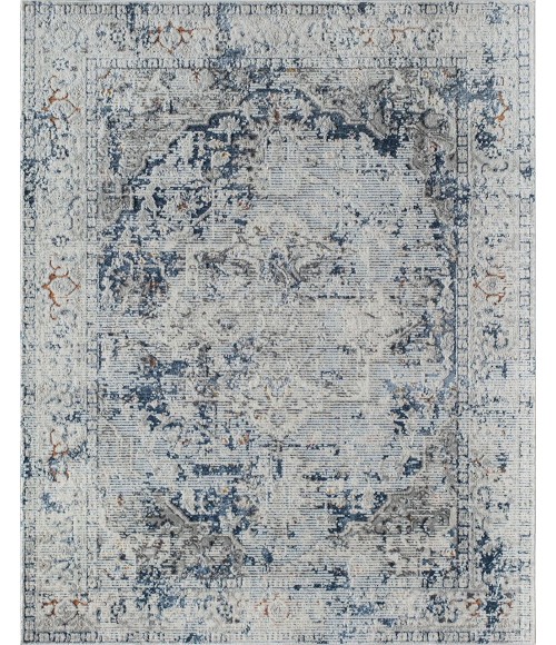 Rugs America Preston RA30129 Gray Rugs America Preston RA30129 Gray Area Rug 8 ft. x 10 ft. Rectangle
