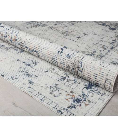 Rugs America Preston RA30129 Gray Rugs America Preston RA30129 Gray Area Rug 8 ft. x 10 ft. Rectangle
