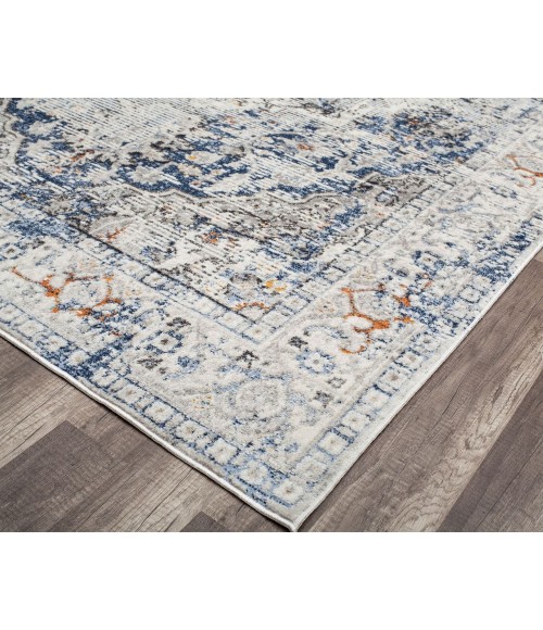 Rugs America Preston RA30129 Gray Rugs America Preston RA30129 Gray Area Rug 8 ft. x 10 ft. Rectangle