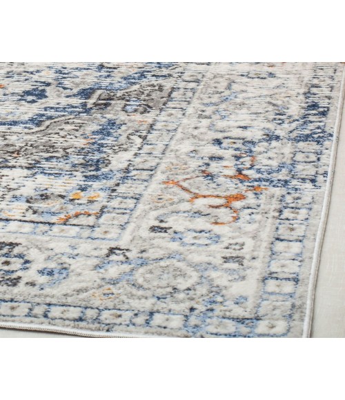 Rugs America Preston RA30129 Gray Rugs America Preston RA30129 Gray Area Rug 8 ft. x 10 ft. Rectangle