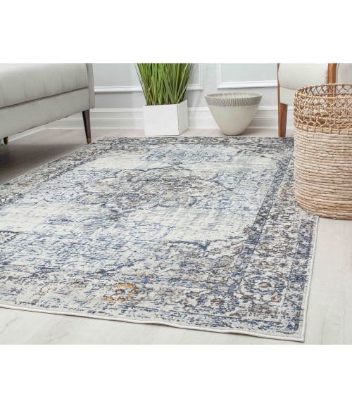 Rugs America Preston RA30154 Gray Area Rug 2 ft. 6 in. x 4 ft. Rectangle