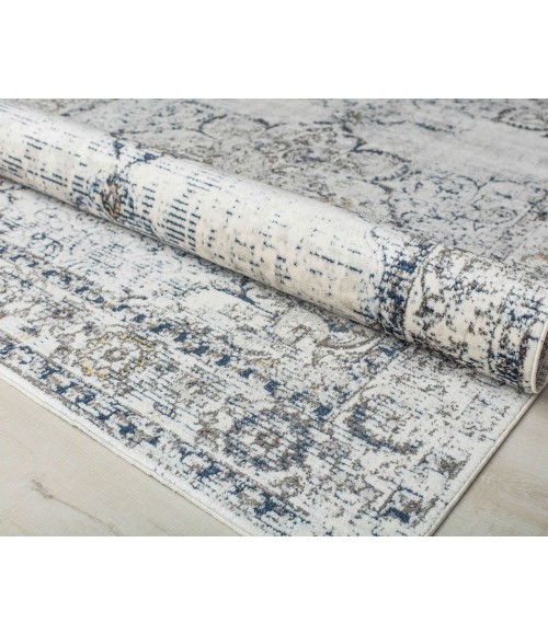 Rugs America Preston RA30154 Gray Area Rug 2 ft. 6 in. x 4 ft. Rectangle